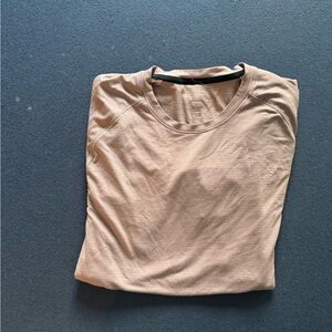 lululemon athletica Beige Short Sleeve Tee